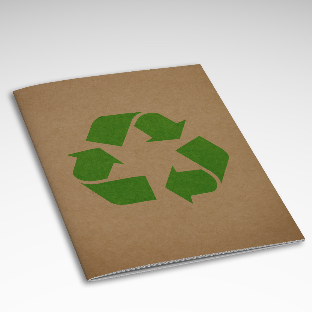Notesy reklamowe z okładką recyklingową